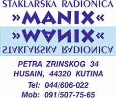Staklarska radionica MANIX - Logo